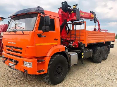 Аренда автокран манипулятора 7-10-25 тонн в Краснодаре, аренда КАМАЗ КМУ 43118